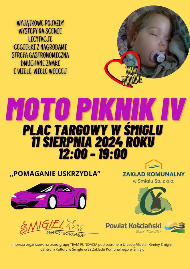 ​Dla fanów motoryzacji i dla małej Hani. W sierpniu Moto Piknik w Śmiglu