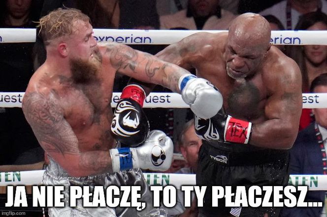 Memy po walce Mike Tyson vs Jake Paul