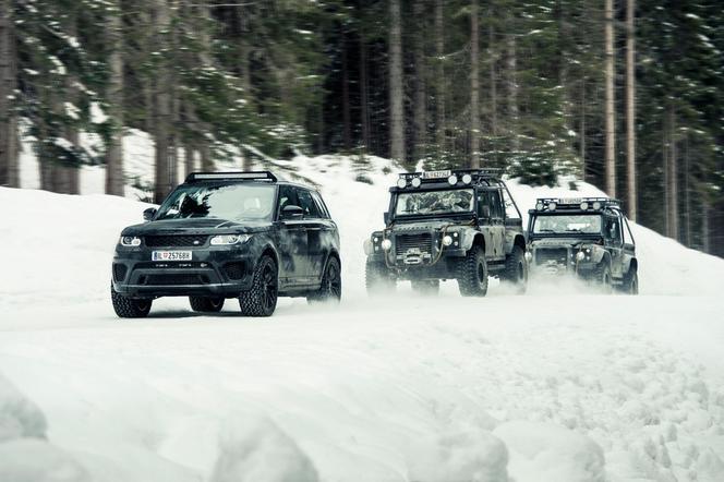 Land Rover Defender, Range Rover Sport SVR,  film "Spectre"