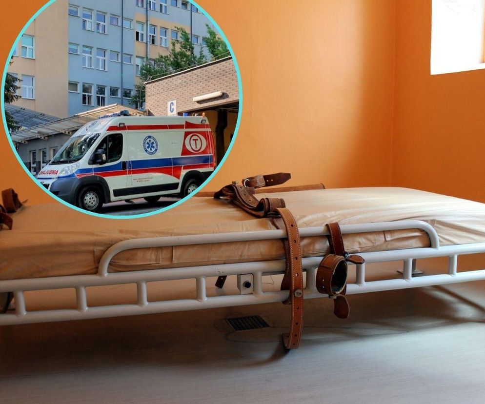 Spłonęło łóżko, na którym leżał pacjent. Jedna osoba nie żyje, pielęgniarka ranna