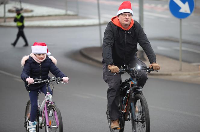 Mikołajowa Masa Rowerowa w Gorzowie