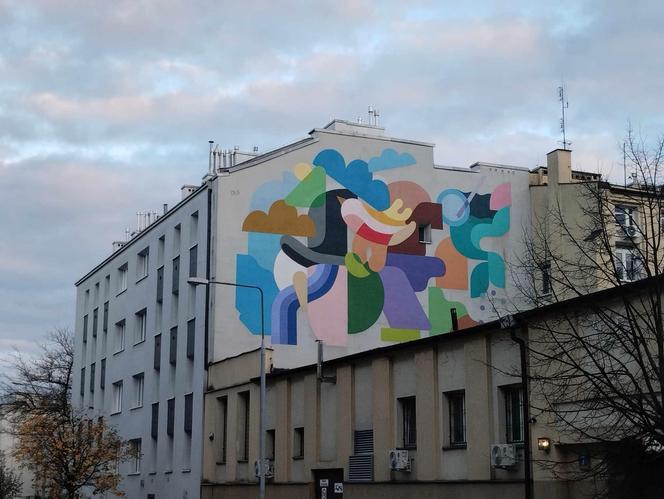 Mural na ulicy Belgijskiej.