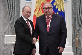 Vladimir Putin i Alisher Usmanov