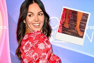 Wystrojona Paulina Krupińska na bosaka na ściance! Gdzie podziały się jej buty?