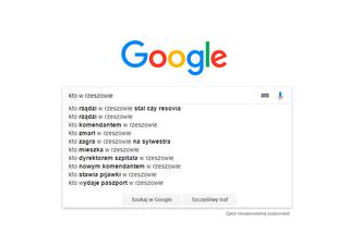 Rzeszów w Google