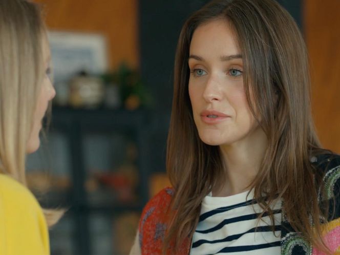 Barwy szczęścia, odcinek 3154: Grażyna (Kinga Suchan), Madzia (Natalia Sierzputowska)