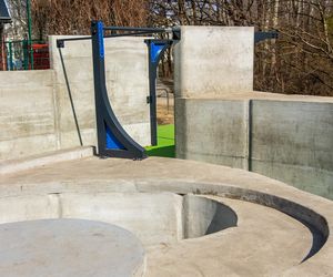 Flowpark do ćwiczenia parkouru, park Przy Bażantarni