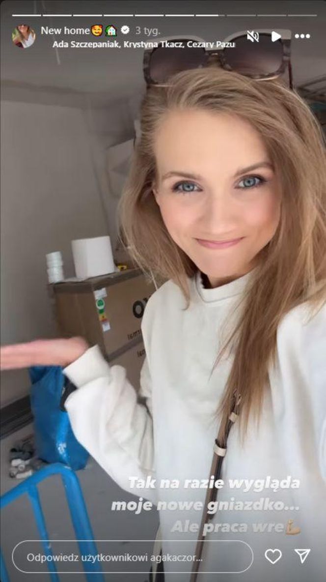 Agnieszka Kaczorowska remontuje nowy dom! Pokazała nagrania z budowy na Instagramie