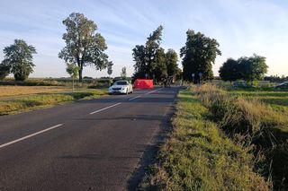 Tragiczny wypadek niedaleko Racotu. Nie żyje rowerzysta