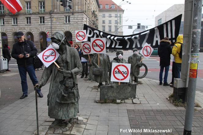 Happening Dolnośląskiego Alarmu Smogowego