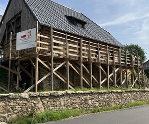 Giebułtów p/Mirskiem - Dom Tetzla remont Drużyna Ciesielska Rębarz