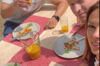 Barwy szczęścia po wakacjach 2023, Kasia (Katarzyna Glinka), Łukasz (Michał Rolnicki), Rafał Cieszyński na planie