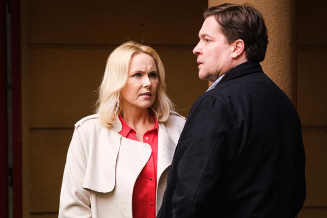 Na Wspólnej, odcinek 3310: Ilona (Anna Samusionek), Michał (Robert Kudelski)