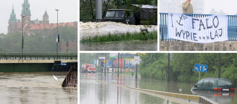 Tak Kraków walczył z ogromną powodzią w 2010