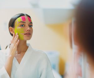 Ujędrnia i napina skórę bez zastrzyków. Na czym polega taping twarzy?