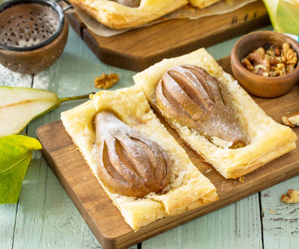 Gruszki na cieście francuskim