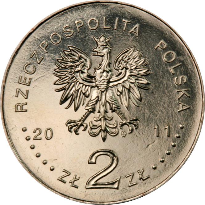 moneta 2-złotowa na rocznicę katastrofy pod Smoleńskiem