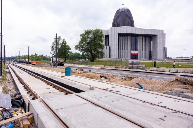 Budowa tramwaju do Wilanowa w Warszawie