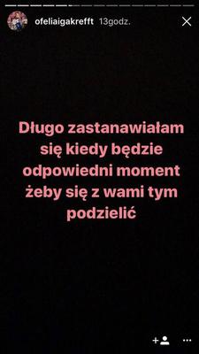 Gwiazda "M jak miłość" Iga Krefft chwali się brzuszkiem