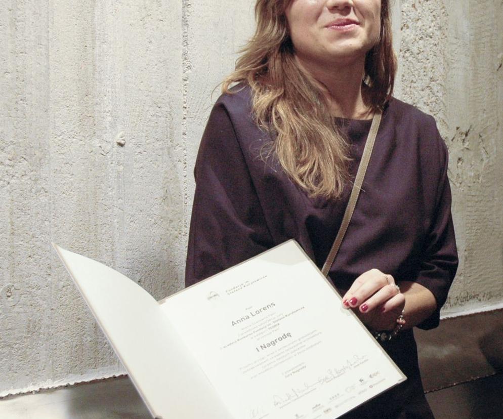Anna Lorens, laureatka nagrody im. Stefana Kuryłowicza 2013