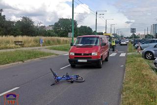 Tychy: Koszmar na przejściu dla pieszych. Samochód wjechał w 11-latka na rowerze