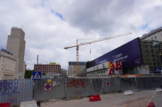 Trwa modernizacja budynku NBP na placu Powstańców Warszawy