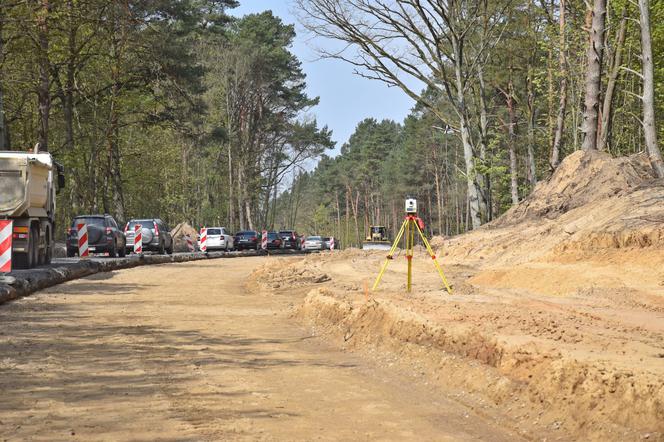 Budowa węzła Głębokie - kwiecień 2020