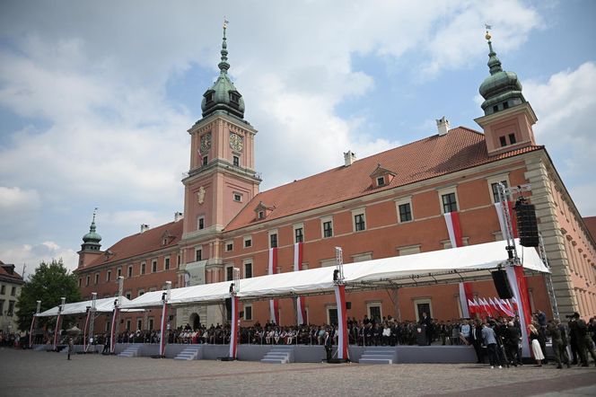 Uroczystości na pl. Zamkowym w Warszawie (3.05.2025)