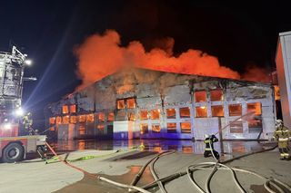 Ogromny pożar kurnika na Opolszczyźnie! W środku było ponad 130 tys. sztuk drobi [ZDJĘCIA]