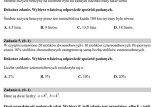 Egzamin gimnazjalny 2018 - część matematyczna