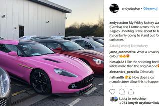 Limitowany Aston Martin pomalowany na... różowo! Kto to zrobił?! 