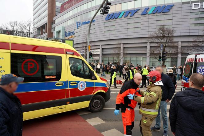 Wypadek w Szczecinie plac Rodła 