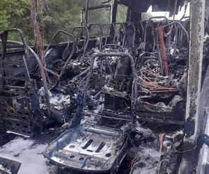 Autobus spłonął na A4. Dantejskie sceny na Opolszczyźnie