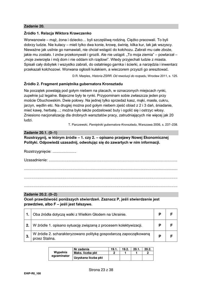 Matura 2024: historia rozszerzona. ARKUSZ CKE FORMUŁA 2015