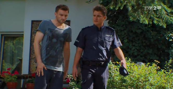 M jak miłość, odcinek 1410. Janek (Tomas Kollarik), Bartek (Arkadiusz Smoleński)