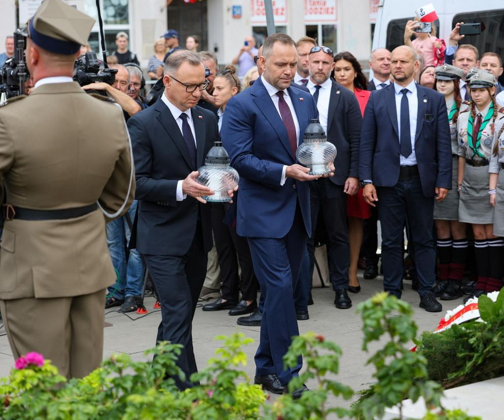 Andrzej Duda i Karol Nawrocki uczcili pamięć powstańców na Woli