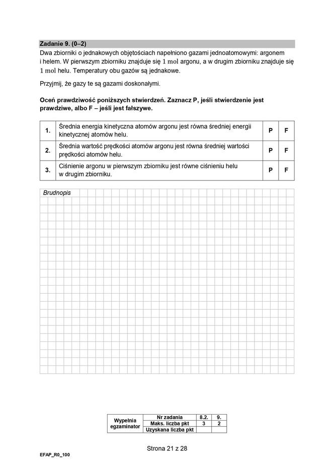 Matura 2024 fizyka rozszerzona - arkusze CKE formuła 2015  