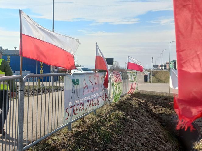 Protest rolników w Medyce