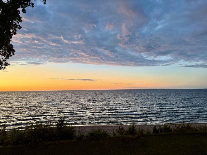 Widok z apartamentu Hevenia w Rewalu