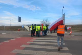 Protest rolników w Medyce