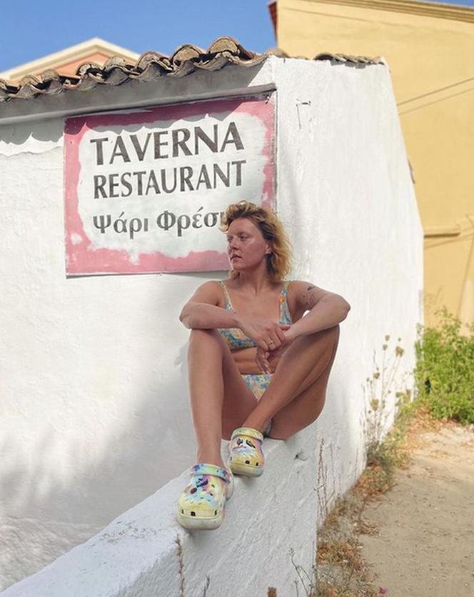 Iga Krefft (Ula z M jak miłość) na Instagramie na wakacjach w Grecji