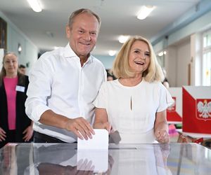Donald Tusk z małżonką