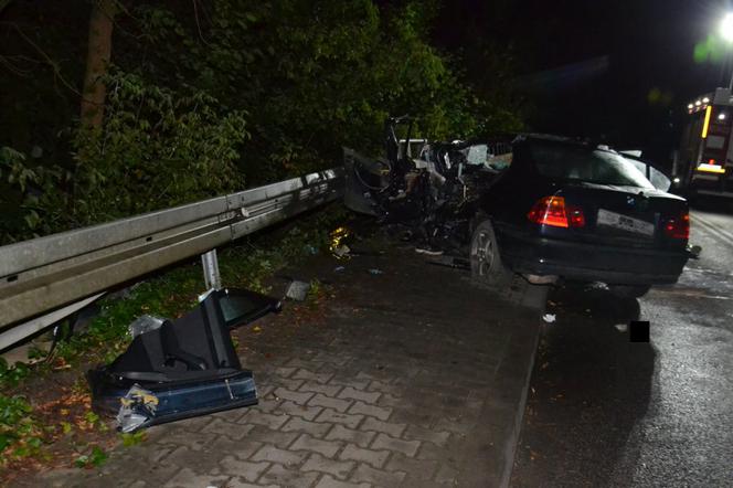 Śmiertelny wypadek w Chrzanowie, z BMW została miazga