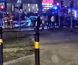 Wypadek w centrum Zabrza. Zderzyły się dwa samochody