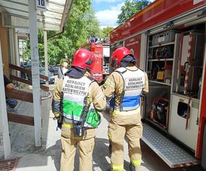 Kobieta zginęła w pożarze w wieżowcu. Udział osób trzecich niewykluczony [ZDJĘCIA]