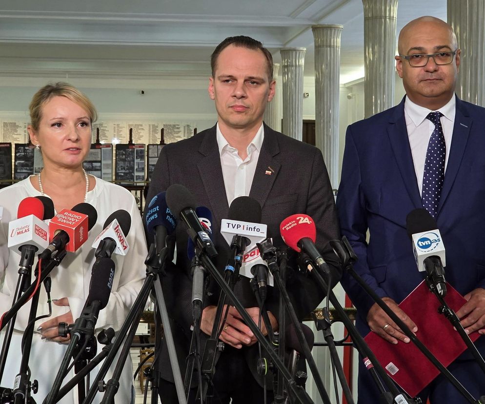 Posłowie PiS: Agnieszka Soin, Rafał Weber, Alvin Gajadhur