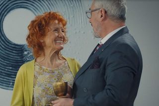 M jak miłość, odcinek 1864: Pani Ola (Ewa Kolasińska), Werner (Jacek Kopczyński)