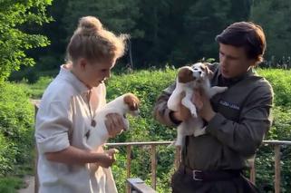 M jak miłość odc. 1165. Natalka (Marcjanna Lelek), Franek (Piotr Nerlewski)