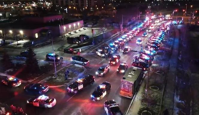 Młody Polak pojechał na pierwszą samodzielną interwencję