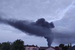 Pożar w Euroterminalu Sławków